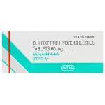 デュバンタ Duvanta、ジェネリックシンバルタ、デュロキセチン 60mg 箱